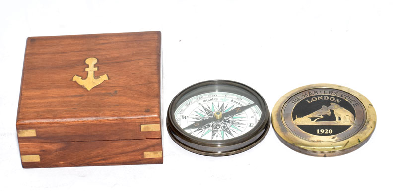 Brass Compass 2 Inch - Pocket Compass with Box