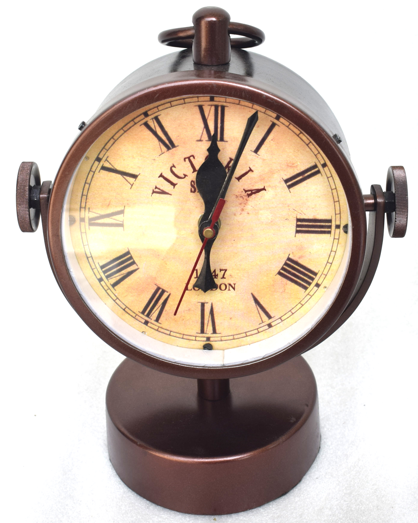 Brass White Golden Dial Antique Table Clocks at Rs 1000, Table Clock in  Roorkee